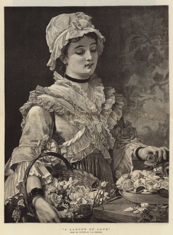 A szerelem munkája alkotó: Charles Edward Perugini