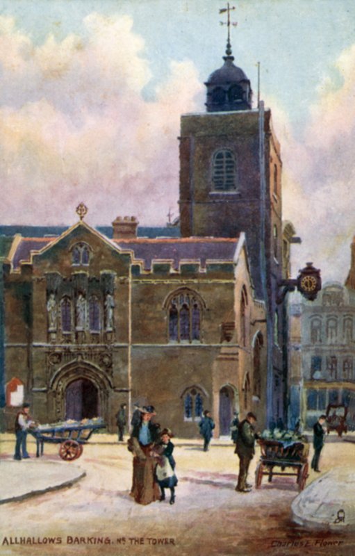All-Hallows-by-the-Tower, London alkotó: Charles Edwin Flower