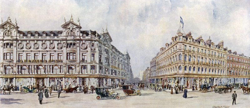 D H Evans, West End Silk Mercers, 292-320 Oxford Street alkotó: Charles Edwin Flower