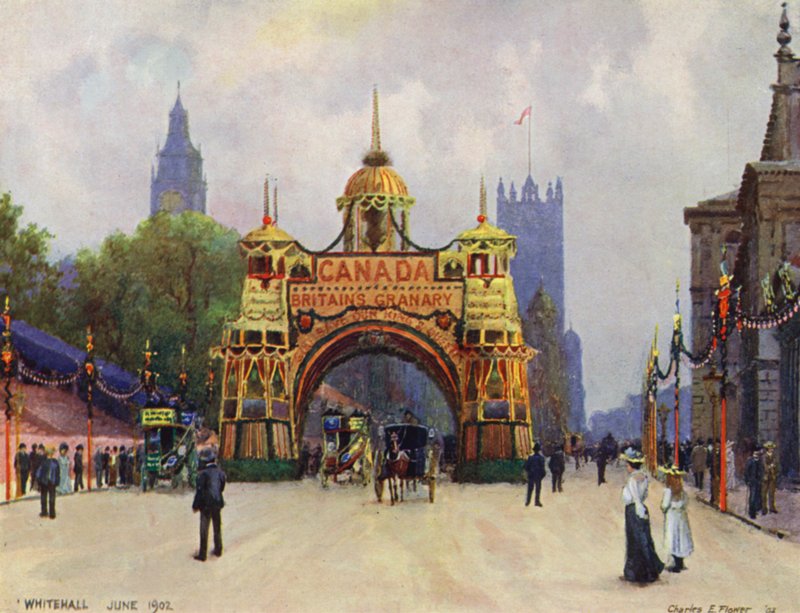 A Canadian Arch, Whitehall, 1902 júniusában alkotó: Charles Edwin Flower