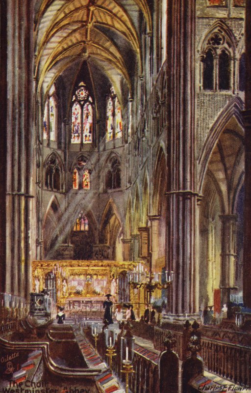 Kórus, Westminster Abbey alkotó: Charles Edwin Flower