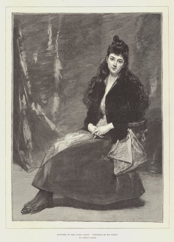Képek a Párizsi Szalonban, Portrait de Ma Fille alkotó: Charles Emile Auguste Carolus Duran