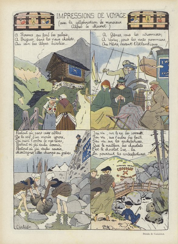 Illusztráció Le Rire alkotó: Charles Emile Egli