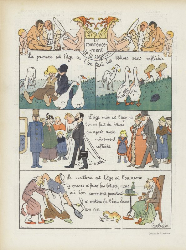 Illusztráció Le Rire alkotó: Charles Emile Egli
