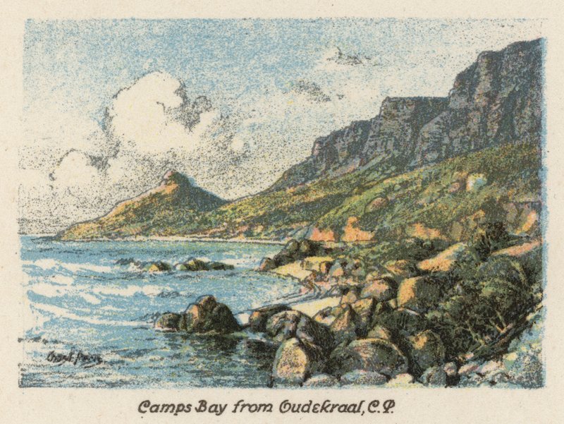 Dél-Afrika: Oudekraal, CP (színes litográfia) alkotó: Charles Ernest Peers