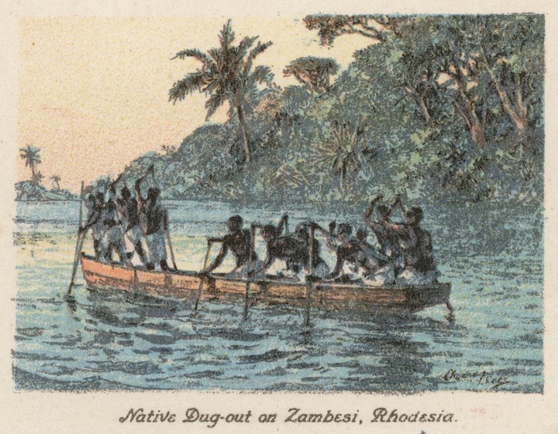 Dél-Afrika: Rhodesia (színes litográfia) alkotó: Charles Ernest Peers