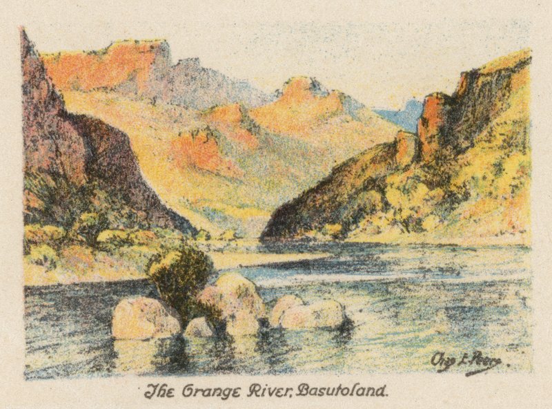 Dél-Afrika: Basutoland (színes litográfia) alkotó: Charles Ernest Peers