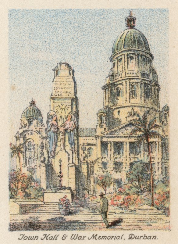 Dél-Afrika: Durban (színes litográfia) alkotó: Charles Ernest Peers