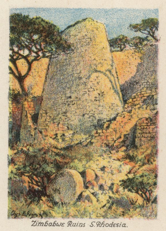 Dél-Afrika: Rhodesia (színes litográfia) alkotó: Charles Ernest Peers