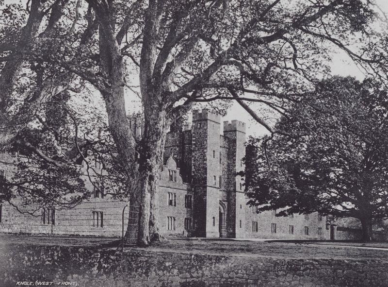 Knole, nyugati front (f/w fotó) alkotó: Charles Essenhigh Corke