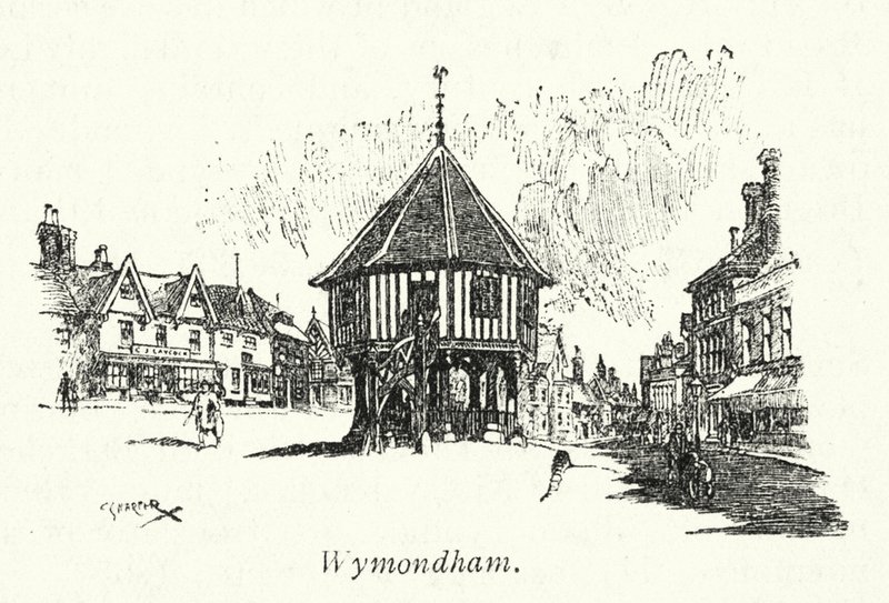 Wymondham (litográfia) alkotó: Charles George Harper
