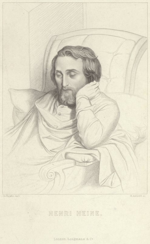 Henri Heine portréja alkotó: Charles Gleyre