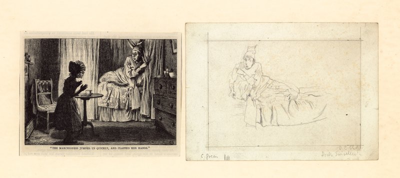 Illusztráció Charles Dickens Old Curiosity Shop című művéhez alkotó: Charles Green
