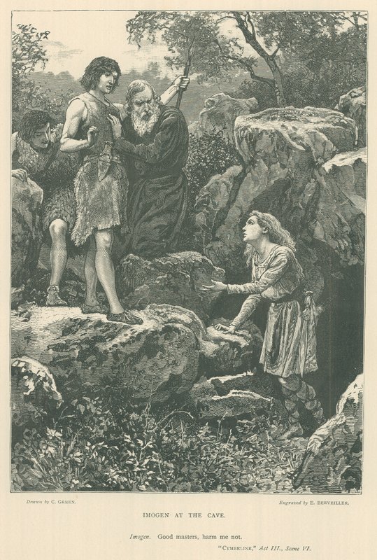 Illusztráció a Cymbeline számára alkotó: Charles Green