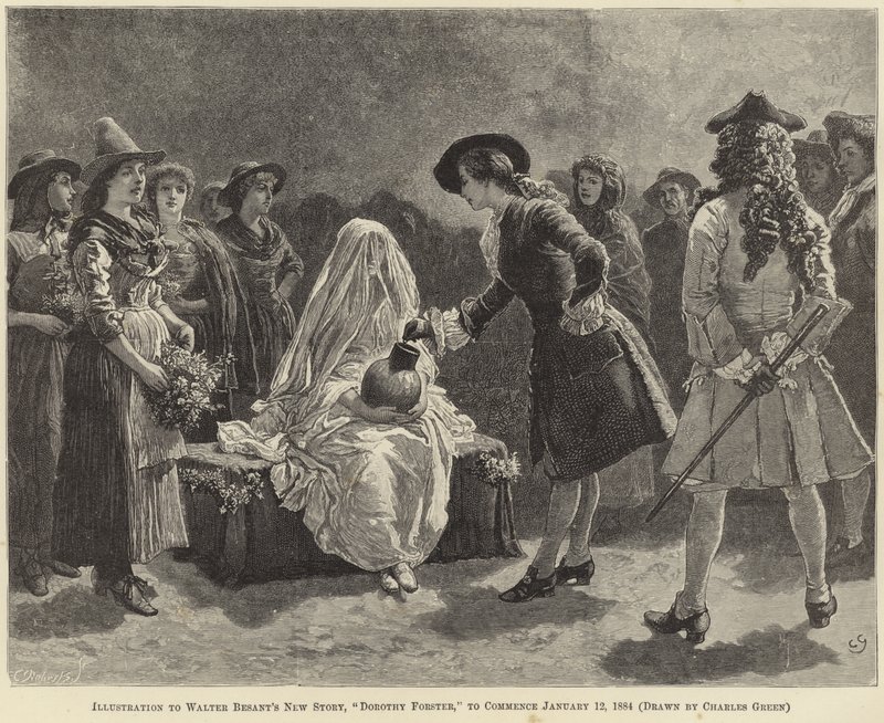 Illusztráció Dorothy Forsterhez, Walter Besant alkotó: Charles Green