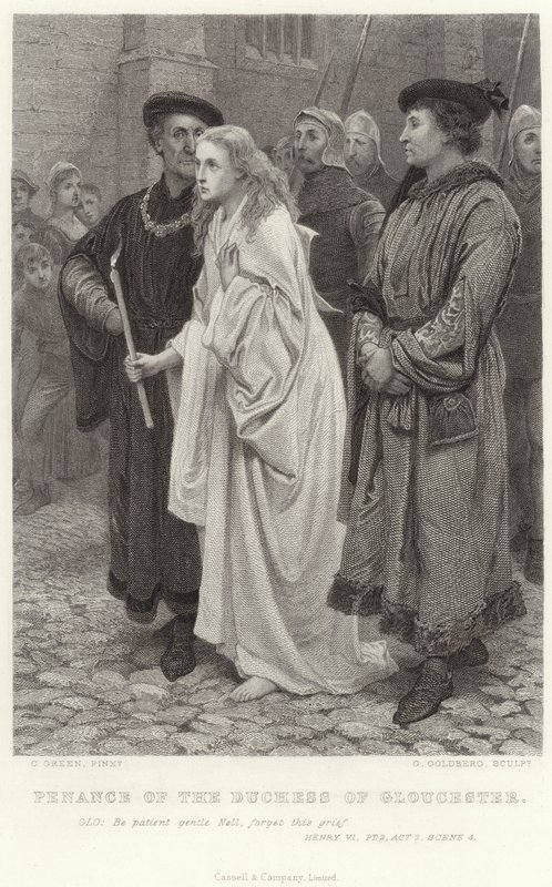 Gloucester hercegnő vezeklése, VI. Henrik, 2. rész, 2. felvonás, 4. jelenet alkotó: Charles Green