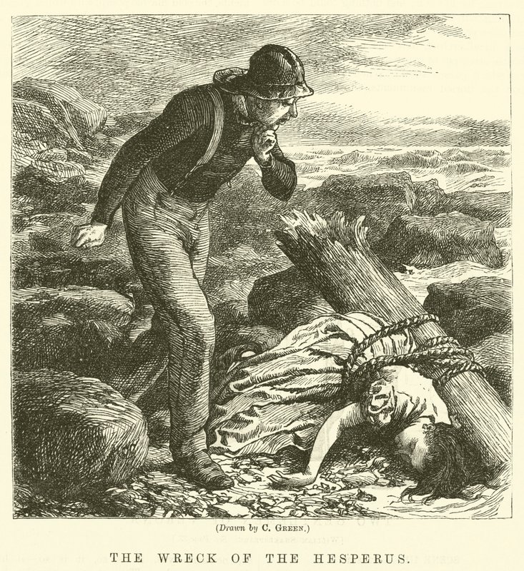 A Hesperus roncsa alkotó: Charles Green