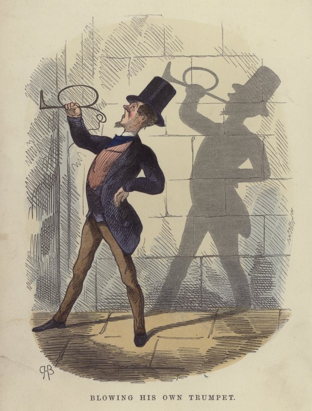Saját trombitáját fújja alkotó: Charles Henry Bennett