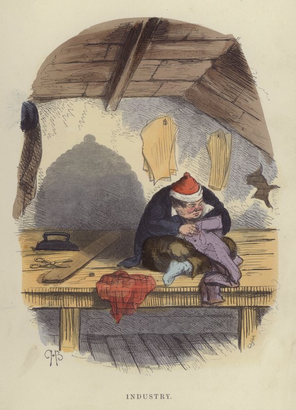 Ipar (színezett gravírozás) alkotó: Charles Henry Bennett