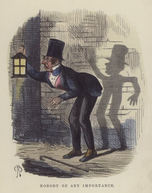 Senki sem fontos (színes gravírozás) alkotó: Charles Henry Bennett