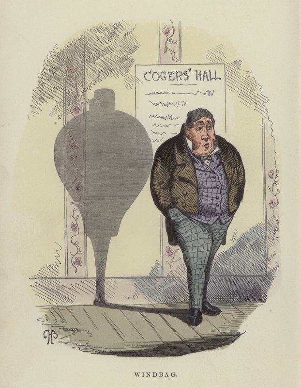 Szélzsák (színes gravírozás) alkotó: Charles Henry Bennett