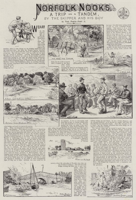 Norfolk Nooks (metszet) alkotó: Charles J. (after) Staniland