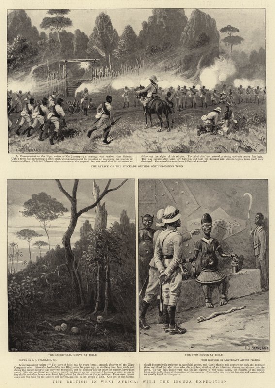A britek Nyugat-Afrikában, az Ibouza Expedícióval alkotó: Charles J. Staniland