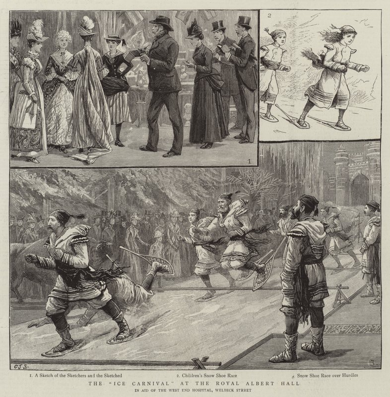 Jégkarnevál a Royal Albert Hallban alkotó: Charles J. Staniland