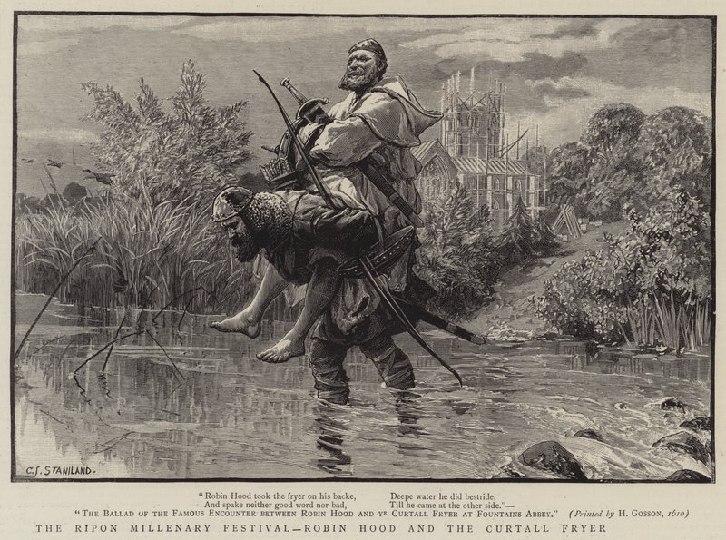 A Ripon Millenáris Fesztivál, Robin Hood és a Curtall Fryer alkotó: Charles J. Staniland