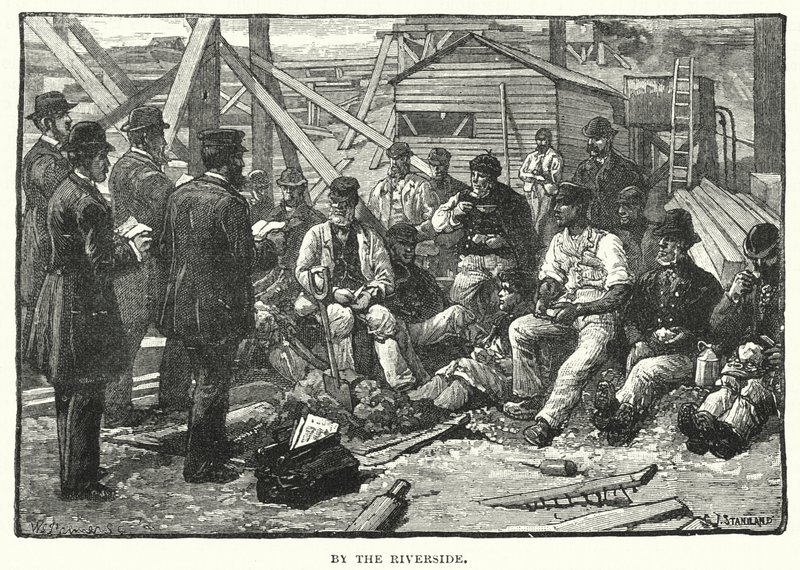 A Folyóparton alkotó: after Charles J. Staniland
