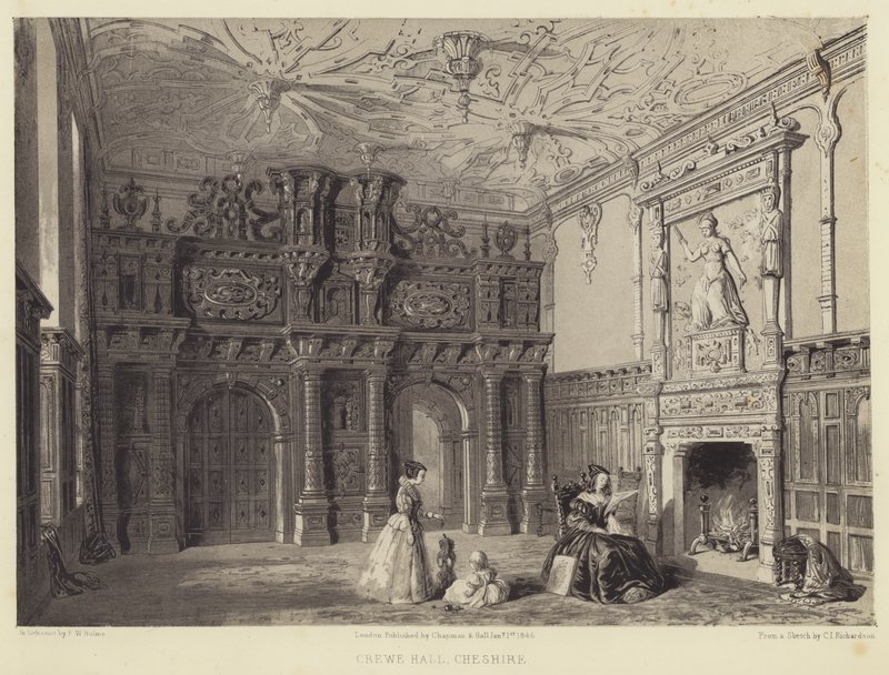 Crewe Hall, Cheshire alkotó: Charles James Richardson