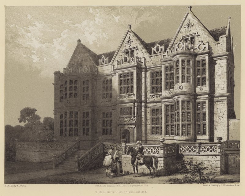 The Dukes House, Wiltshire alkotó: Charles James Richardson
