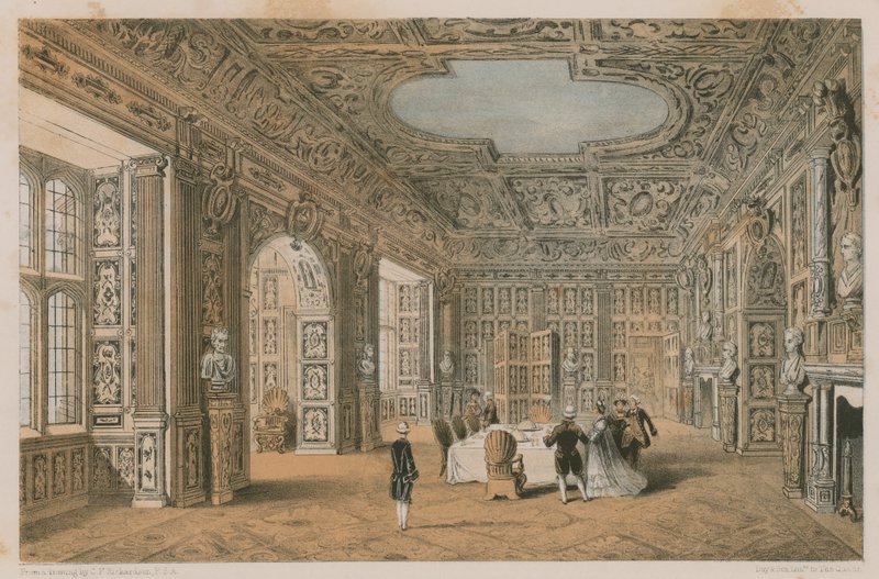 Az aranyozott szoba, Holland House alkotó: Charles James Richardson