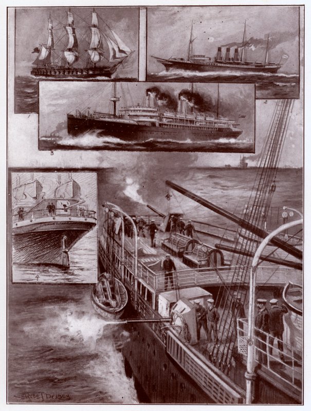 Fegyveres kereskedők (litho) alkotó: Charles John de (after) Lacy