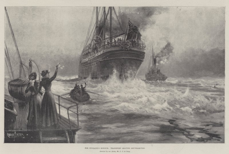 Anglia becsületére, Southamptonból induló közlekedés alkotó: Charles John de Lacy