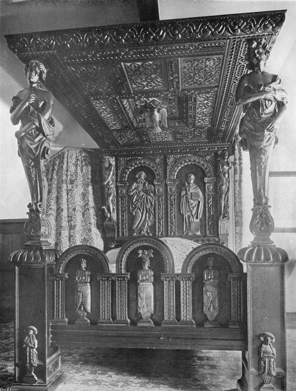 Bedstead Korábban a Surrey állambeli Great Tangleyben alkotó: Charles Latham