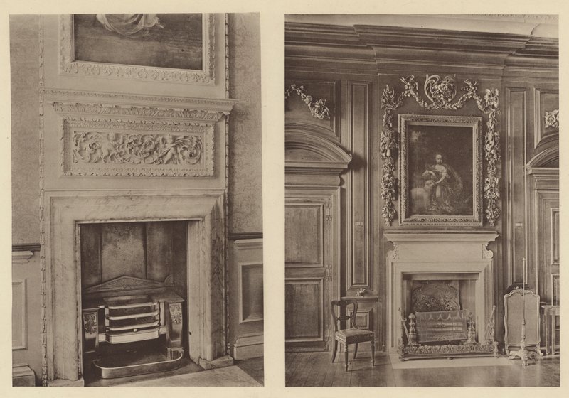Belton ház, Grantham, két kéménydarab alkotó: Charles Latham