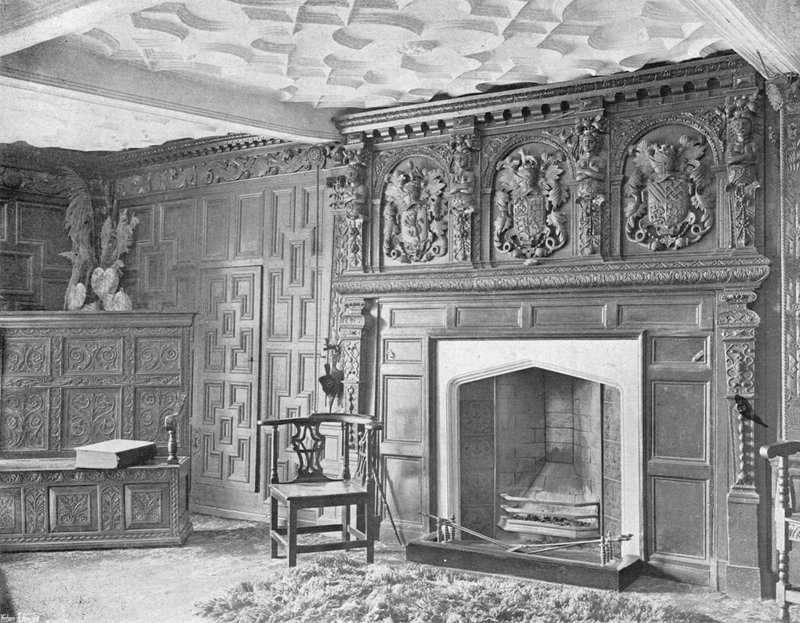 Birtsmorton Court: A régi szalon alkotó: Charles Latham