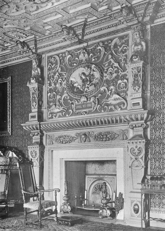 Boston House: The Drawing-room Chimney Piece alkotó: Charles Latham