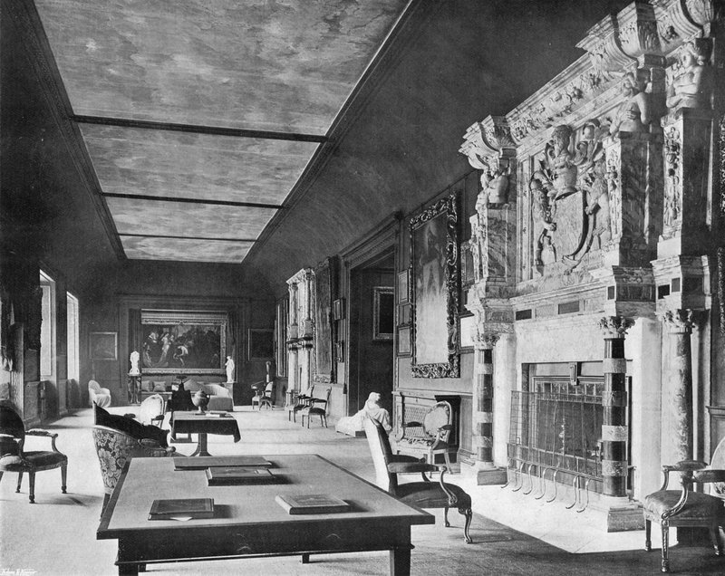 Cobham Hall: The Long Gallery alkotó: Charles Latham