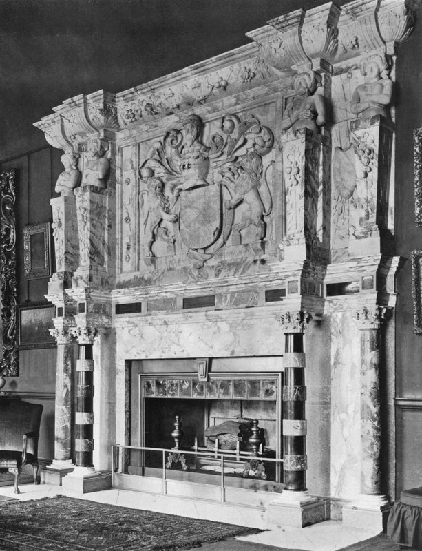 De Wittes Chimney-piece Cobhamben, Kentben alkotó: Charles Latham