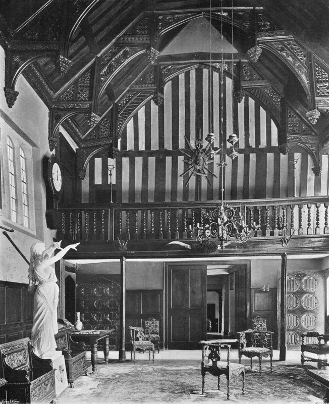 Giffords Hall: King Johns bankettterem alkotó: Charles Latham