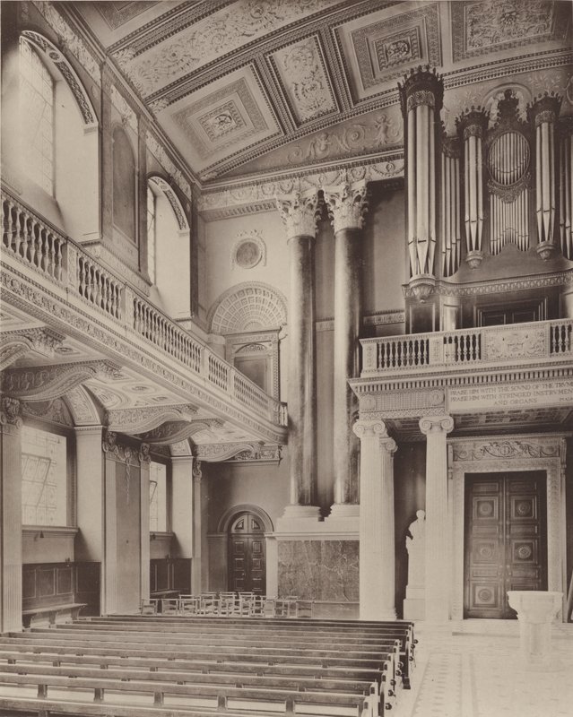 Greenwich Kórház, a kápolna belseje alkotó: Charles Latham