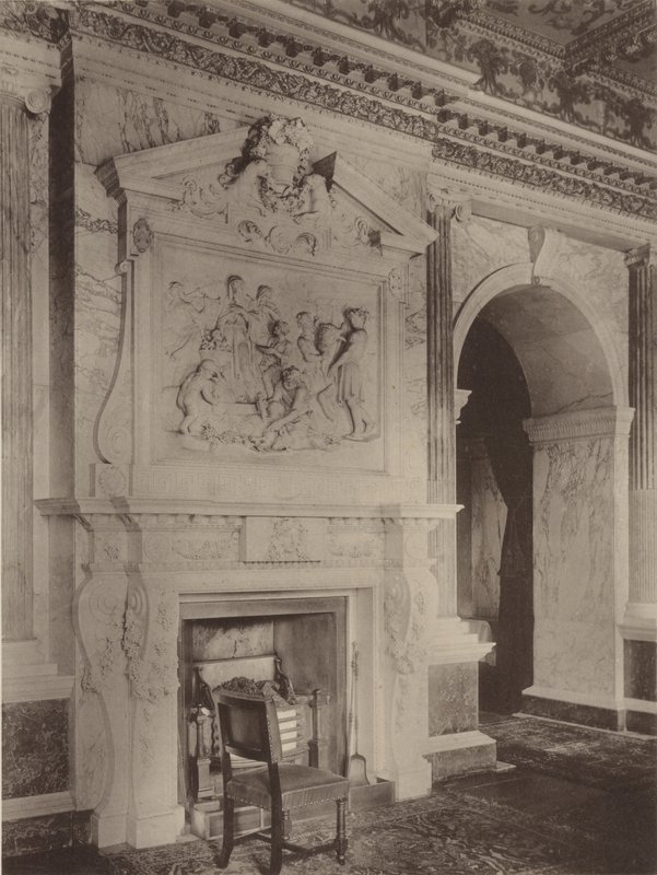 Houghton, Norfolk, Étkező Chimney Piece alkotó: Charles Latham