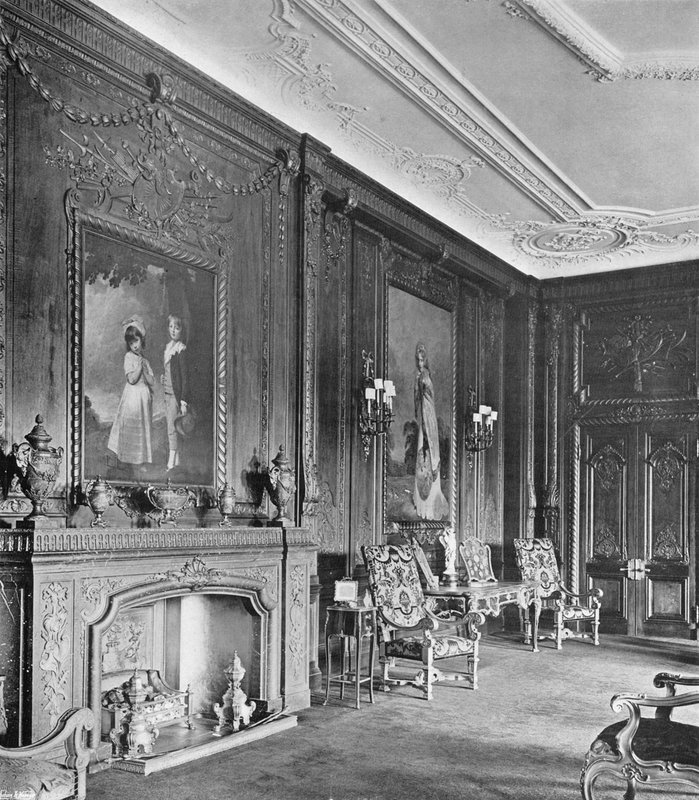 Knowsley Hall: The Oak Drawing Room alkotó: Charles Latham