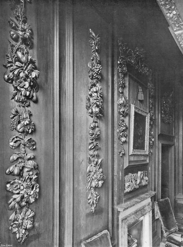 Grinling Gibbons remekművei a Chapel Galleryben alkotó: Charles Latham