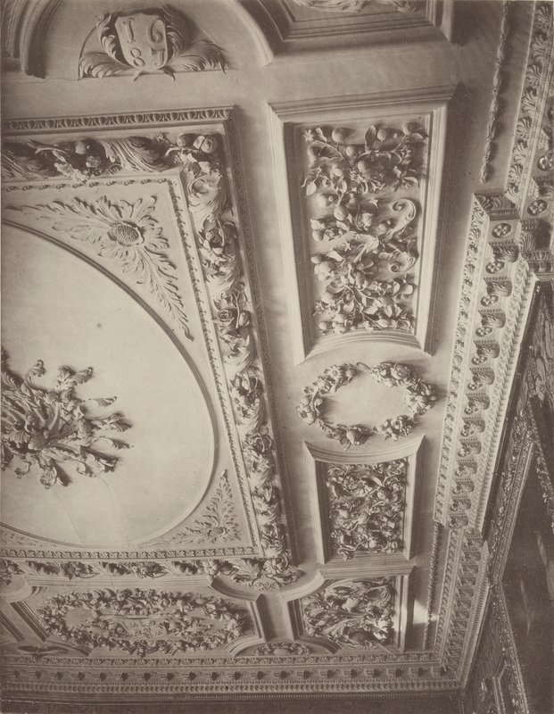 Melton Constable, a szalon mennyezete alkotó: Charles Latham