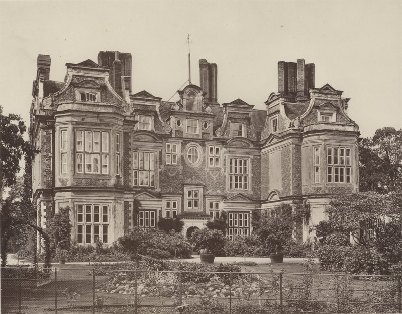 Swateley Hall, Uxbridge, a Garden Front alkotó: Charles Latham