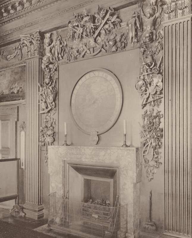Az Admiralitás, Whitehall, Board Room Chimney Piece alkotó: Charles Latham