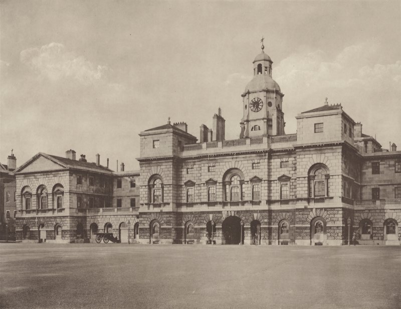 The Horse Guards, Whitehall, a Nyugati Front alkotó: Charles Latham